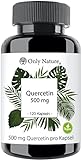 Only Nature® Quercetin Kapseln 500mg hochdosiert - 120 laborgeprüfte Kapseln - vegan -...