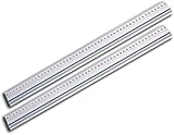 Unbekannt Wedo 525450 Schneidelineal aus Aluminium mit Stahlkante und rutschsicherer...