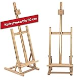 Große Tischstaffelei T-60 aus Buche FSC, für Keilrahmen bis 60 cm hoch, auf Staffelei...
