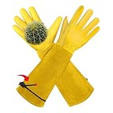 AMFUN Gartenhandschuhe Damen/Herren，atmungsaktive Rosen-Handschuhe mit...