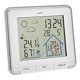 TFA Dostmann Wetterstation Funk Life, digitale Funkwetterstation, Luftfeuchtigkeit,...