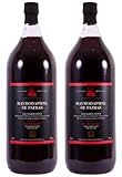 Mavrodaphne aus Patras 2x 2,0l Loukatos Likörwein rot | 15% Vol. | + 20ml...