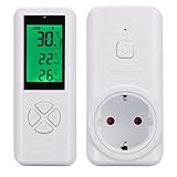 Kabellose Temperaturgesteuerte Steckdose, digitaler Steckerthermostat Auslass mit...