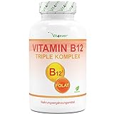 Vitamin B12-240 Tabletten - Premium: Beide Aktivformen + Depotform + Folat...