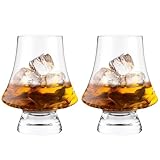 Whisky Gläser 2er (200ml) Set Kristall Whiskey Gläser, Whiskeyglas, Whisky...