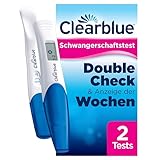 Clearblue Schwangerschaftstest Kombipack Double Check Früh & Woche, 2 Tests (1 digital 25...
