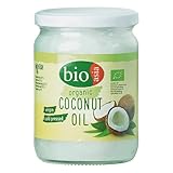 BIOASIA Bio Kokosöl, kaltgepresst, naturbelassen ohne Zusatzstoffe, veganes Fett zum...