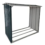 ESTEXO Brennholzunterstand Holzunterstand Brennholz 172x91x154 cm Regal Lager...