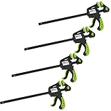 TrutzHolm® 4x Einhandzwinge Schnellspannzwinge Schraubzwinge Klemmzwinge...