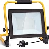 Aigostar LED Baustrahler 100W 8800LM (Ersetzt 880W),LED Arbeitsleuchte mit...