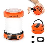 ThorFire Campinglampe Faltbare Laterne Zeltlampefür Wiederaufladbar...
