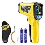 Infrarot Thermometer MESTEK Laser Temperaturmessgerät Digital IR Pyrometer...