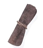 Hochwertige 7-Fach Echt-Leder Kochmesserrolle Steve – Rolltasche Werkzeugtasche...