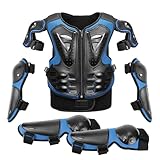 Motorrad Schutz Jacke - 5 Stück Kinder-Motocross-Ausrüstung, irt Bike-Reitausrüstung |...