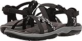 Skechers Damen Reggae Slim Vacay Slingback Sandalen, Black Duraleather/Webbing, 39 EU