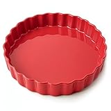 Tarteform aus Keramik 28 cm - Hoher Rand - Mit Antihaftbeschichtung - Kratz- und...