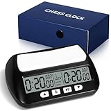 KIMIGO Professionelle Digitale Schachuhr mit Multifunktionsanzeige –...