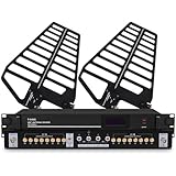 16 Kanäle UHF Funkmikrofonsystem mit aktiver Richtantenne, 500-950MHz Frequenzabdeckung,...
