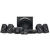 Logitech Z906 5.1 Sound System, Lautsprecher mit 1000 Watt Surround Sound, THX,...