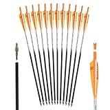 S F Carbon-Armbrustschrauben, 50,8/55,9 cm, Jagd, Bogenschießen, Pfeile mit 10,2 cm...