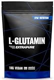 1Kg L-GLUTAMIN Ultrapure Pulver extra hochdosiert & 99,5% rein - Laborgeprüft...