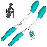 2 Stück Abwischhilfe für Po - Toilettenhilfe zum Abwischen des Gesäßes, WC-Hilfsmittel...