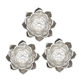 MALUGOGO Lotus-Räucherstäbchenhalter aus Kupfer mit Aschefänger, Vintage-Stil,...