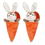 Hase Karotte Kuscheltier, Plüschspielzeug, Ostern hase Plüschtier,...