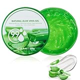 Aloe Vera Gel,Natürliches Aloe Vera Gel Organic Reines 99%,Feuchtigkeitscreme für...