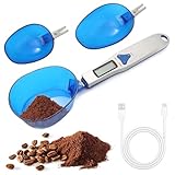 Digitale Löffelwaage, Digital Küchenwaage 0,1 g Genauigkeit, 500g Digitale Löffel-Waage...