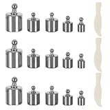 Veemoon 3 Sets Kalibriergewichte Set Stabile Eisen Gewichte für Digitale Waagen Labor...