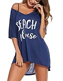 Bikini Cover Up Strandkleid Damen Strandkleider Sommer Damen Strandponcho Sommer...