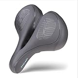 CYCLART Bequemer Fahrradsitz – weicher Memory-Schaum, wasserdicht, breiter Fahrradsattel...