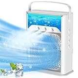 Mobile Klimagerät 4-in-1 Mini Tragbarer Luftkühler Fan, Luftkühllüfter und...