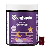 Gumtamin Sleep Melatonin Gummies mit Baldrian und Vitamin B6 - Melatonin hochdosiert - 60...