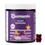 Gumtamin Sleep Melatonin Gummies mit Baldrian und Vitamin B6 - Melatonin...
