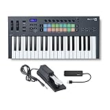 Novation FLkey 37 37 Tasten MIDI Keyboard Controller für FL Studio Bundle mit Sustain...