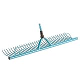 GARDENA combisystem-Rasenrechen: Rechenbesen mit 60 cm Arbeitsbreite zum Zusammenfegen von...