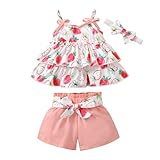 ZTFYKLIN Summer Must Haves Baby Sommer Bekleidung 43 cm Jogginganzug Mädchen Outfit 1...
