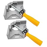 2 Stück Winkelspanner, Winkelschraubstock Schweißen, 90° Rechtwinklige Klemme...