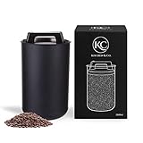 Kaffeedose luftdicht für 1 kg Kaffeebohnen mit Vakuumdeckel (Behälter für Kaffee, Tee,...