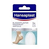 Hansaplast SOS Blasenpflaster groß (1 x 5 Stück), transparente Pflaster für...