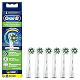 Oral-B CrossAction Aufsteckbürsten für elektrische Zahnbürste, 6 Stück,...