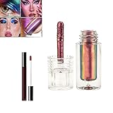 Chic-Chat Multi-Chrome Liquid Lipsticks, Chrome Eyeshadow Stick, Color Changing Lipstick,...