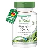 Fairvital | Bittermelone - 120 Kapseln - mit 500mg Bittermelone-Extrakt & 20µg Chrom pro...