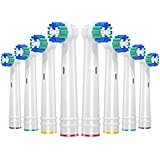 REDTRON Ersatzbürstenköpfe für Oral B, 8 Pack elektrische Zahnbürstenköpfe...