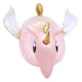 Vaguelly Schwebendes Einhorn-Bett Aufblasbare Schwimmmatte Babybecken Tragbares...