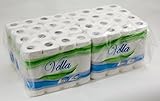 Vella 32 Rollen Küchenrolle– doppellagig – Zellulose – 250 Blatt pro Rolle –...