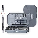 JAKEMY Mini Ratschenschraubendreher Magnetischer mit Bit Magazin 105 in 1...