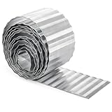 YOUEON 6 m Metall-Landschaftseinfassung, 15,2 cm hoch, gewellte Garteneinfassung, stabile...